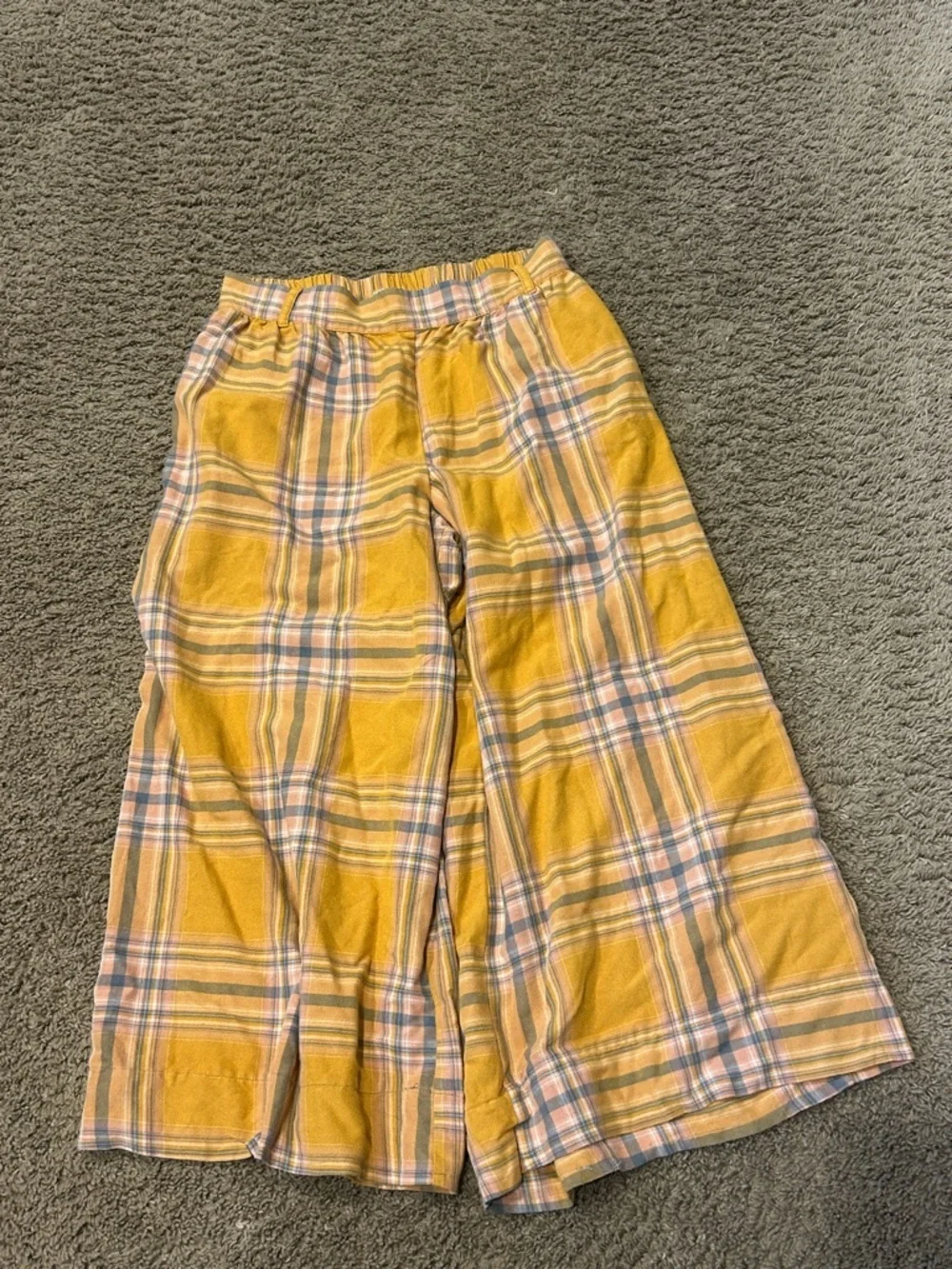 Free People Intimately Good or Plaid Sleep Pants size small